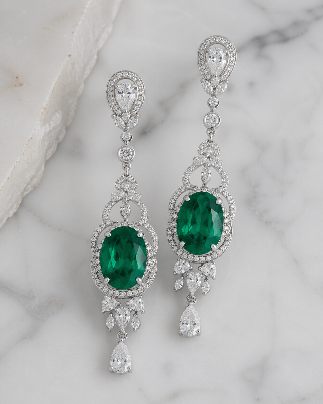 Emerald Earrings