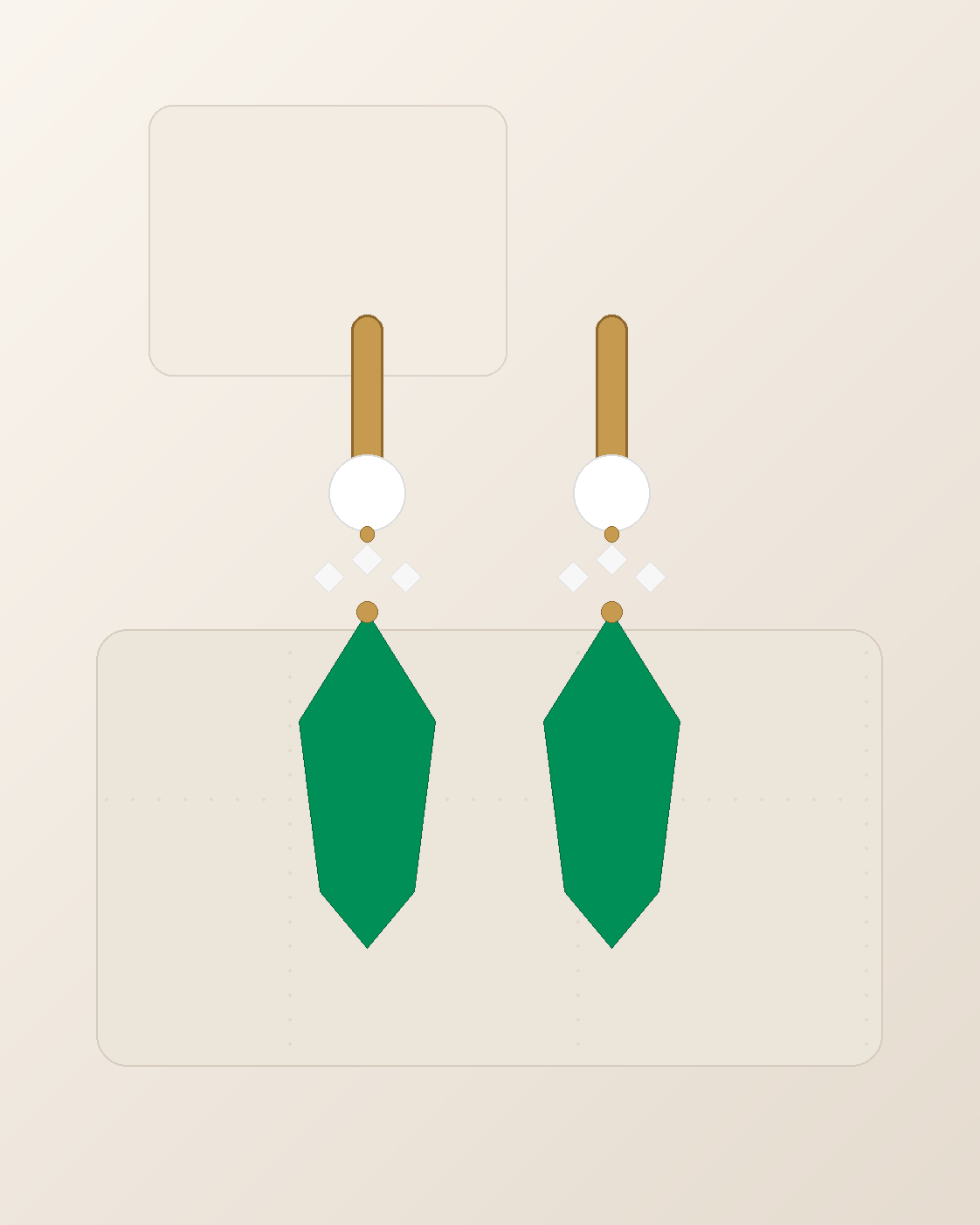 Emerald Drop Earrings – Atelier Collection