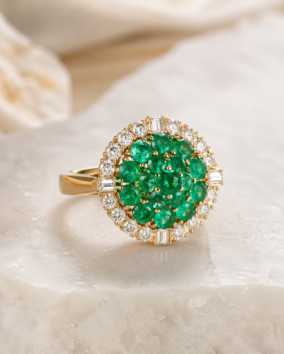 Emerald ring gallery image