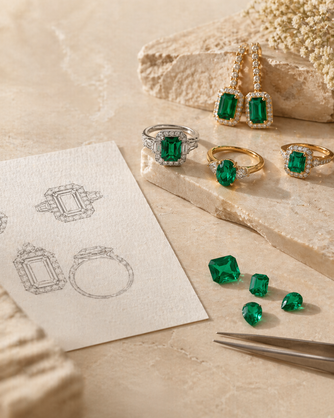Emerald Rings
