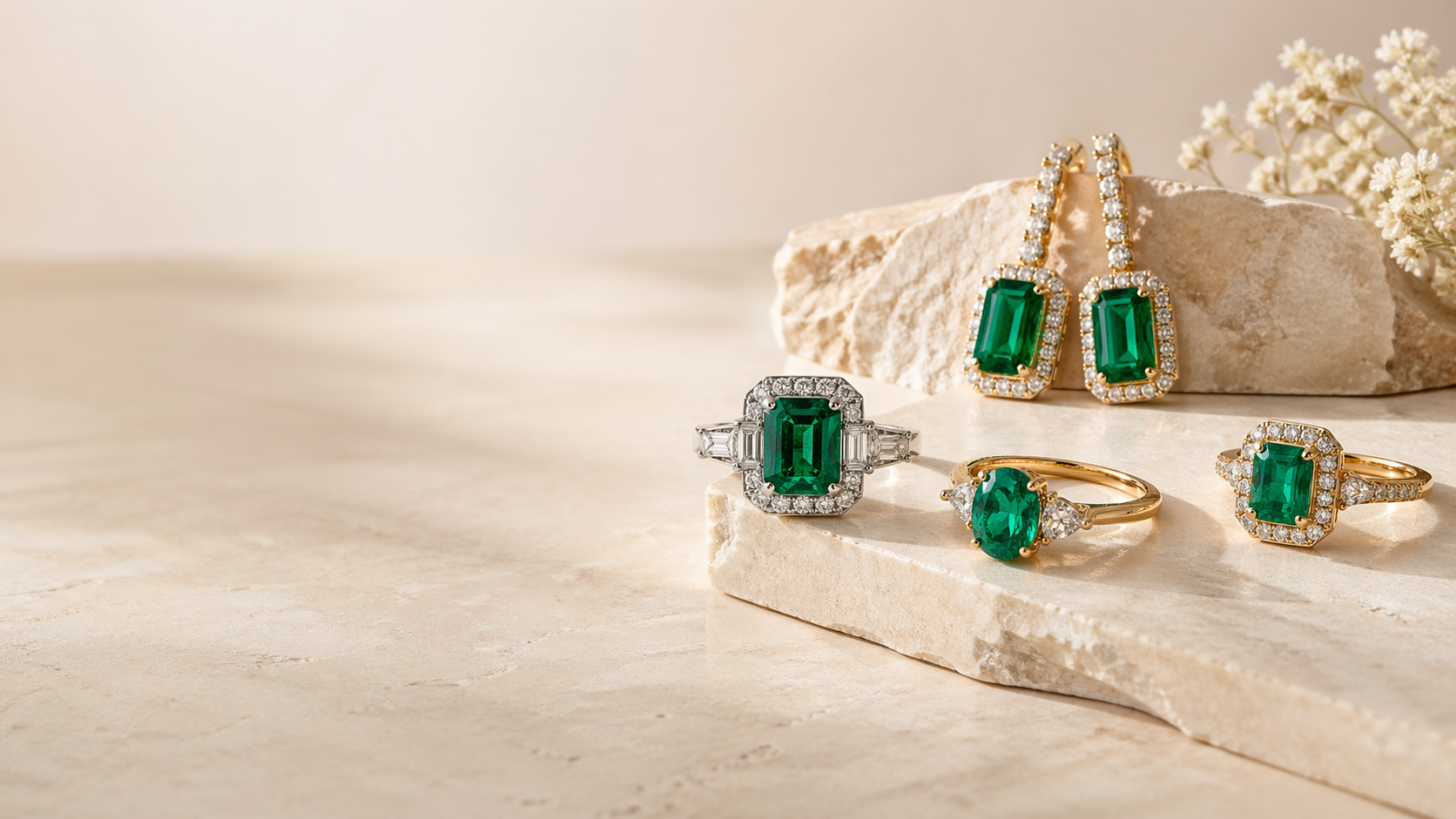 Emerald ring gallery image
